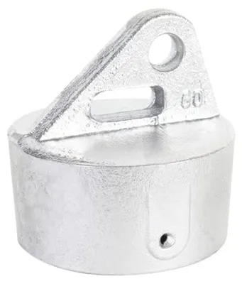 Produktbild von Streifen-Kappe Aluminium Ø60mm für Rohr 655037 Alberts