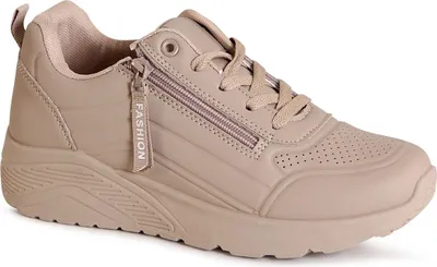 Produktbild von topschuhe24 3185 Damen Plateau Sneaker, Farbe:Mokka, Größe:41 EU