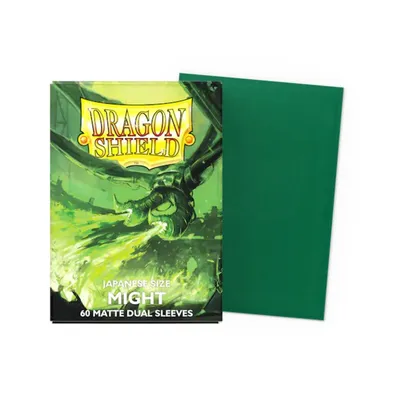 Obrázok produktu pre Dračí štít Japonská veľkosť dvojitých matných návlekov - Might (60 návlekov)