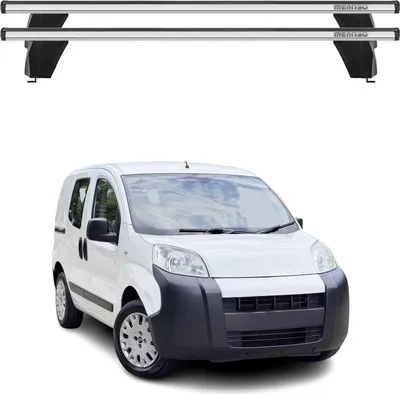Produktbild von Menabo Dachträger Grundtäger für Citroen Nemo 2008-2017 75kg Alu Silber 2tlg