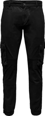 Produktbild von Only & Sons Cam Stage Cuff Cargohose Schwarz 28 / 30 Herren Schwarz 28