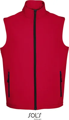 Immagine prodotto di SOLs 02887 | Uomo Race Bodywarmer Uomo Softshell - Idrorepellente - Colore: Pepper Red - Taglia: S
