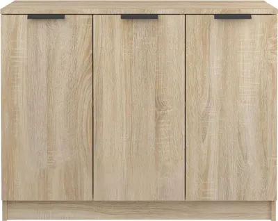 Produktbild von vidaXL Sideboard Sonoma-Eiche 90,5x30x70 cm Holzwerkstoff