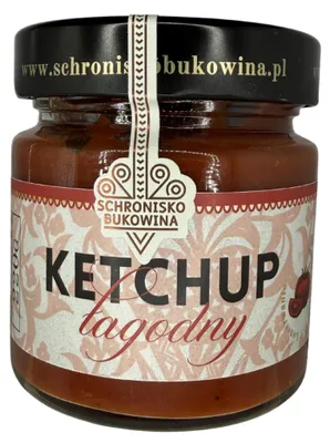 Image de Ketchup doux naturel, 220 g - Bukowina