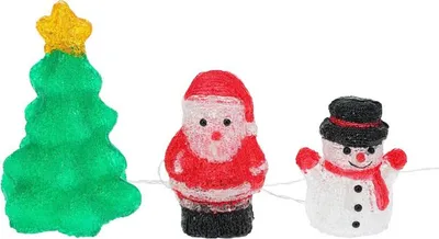Produktbild von LED Weihnachtsfiguren - 3er Set - Innen und Außen geeignet