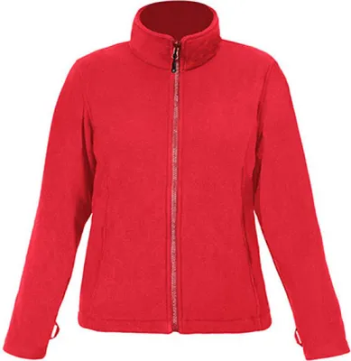 Produktbild von Leichte Fleece Jacke C+ Plus Size Damen, Rot, XXL