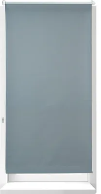 Image de 2 stores occultants, protection contre la chaleur, stores thermiques Klemmfix, stores latéraux occultants 70 x 210 cm, largeur du tissu 66 cm, gris