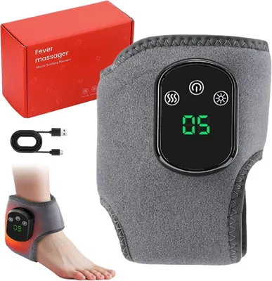 Produktbild von 4-in-1 Fußmassagegerät mit Wärme & Vibration, Elektrisches Massagegerät für Füße & Knöchel, Senioren Geschenk