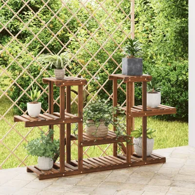 Produktbild von Blumenständer 110x25x73 cm Massivholz Tanne , Blumenständer Design 2024