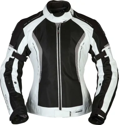 Produktbild von Modeka Khao Air Lady Textiljacke Damen schwarz/hellgrau 48