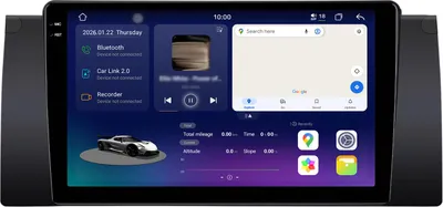 Zdjęcie produktu dla 9'' Radio samochodowe 128GB Android do BMW 5er E39 1995-2003 Wireless CarPlay Android Auto GPS Navi 2K 4G Bluetooth SWC