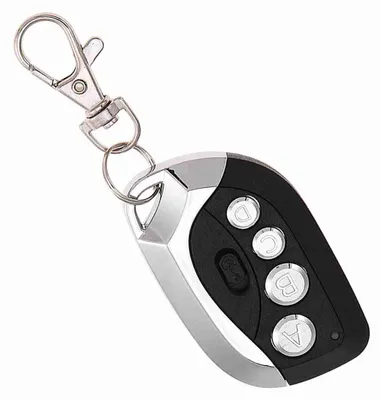 Image de VBESTLIFE : Porte-clés universel pour portail de garage, portail électrique, 6 V DC, 433,92 MHz, noir