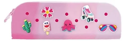 Zdjęcie produktu dla Piórnik z wpinkami różowy Toysinn