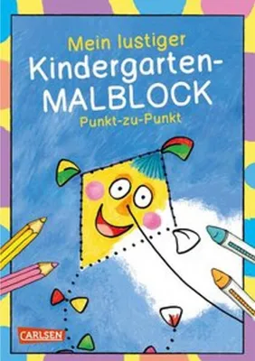Produktbild von Mein lustiger Kindergarten-Malblock Punkt-zu-Punkt