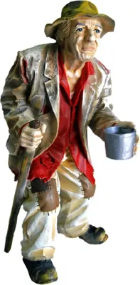 Immagine prodotto di Design Beggar Figura Statua Scultura Figure Sculture Decorazione Decorazione 5623 Nuovo