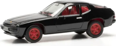 Produktbild von PORSCHE 924 SpiWa 75 Jahre schwarz, HER956536, Maßstab1/87, HERPA