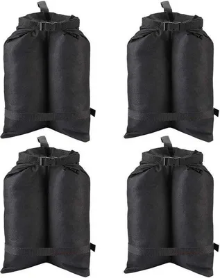 Produktbild von Famanu Sandgewichtstaschen Set - 4er Pack, Schwarz