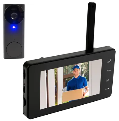 Obrázok produktu pre Bezdrôtový video zvonček s 4,3" farebným displejom a 2-cestným audio