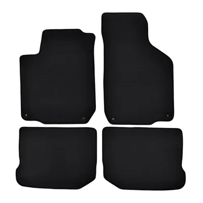 Obrázek produktu pro J&J Automotive | PREMIUM BLACK velurové autokoberce pro VW Golf IV 1997-2003 4ks