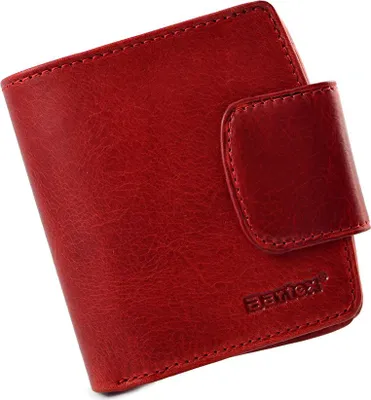 Image de BARTEX 1005D-ID Porte-monnaie en cuir pour femme rouge * RFID