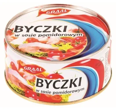 Obrázek produktu pro Byczki w sosie pomidorowym Graal 300 g
