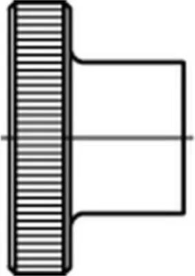 Produktbild von Reyher  Rändelmuttern DIN 466 A 1/A 2 M 4 A 1/A 2 (25 Stück)