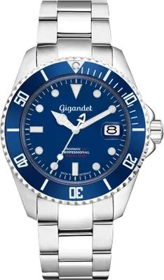 Produktbild von Gigandet Automatikuhr Edelstahl Saphirglas Sea Ground 300 - G300-002M