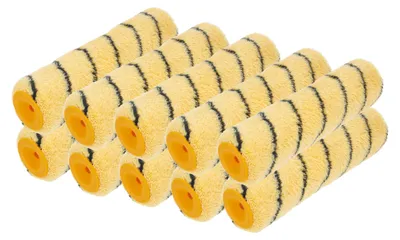 Zdjęcie produktu dla Zestaw 10 sztuk wałków malarskich, 25 cm, wałki malarskie Hardstar, 13 mm, do malowania