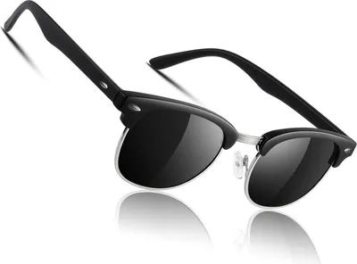Produktbild von CGID Sonnenbrille Halbrahmen polarisiert UV400 Uni retro design