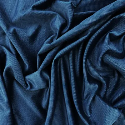 Produktbild von Samt glatt dunkelblau (Navy)