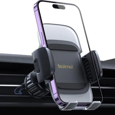 Image de Support de grille d'aération pour voiture à 360 degrés pour iPhone - Support pour smartphone de 4 à 7 pouces