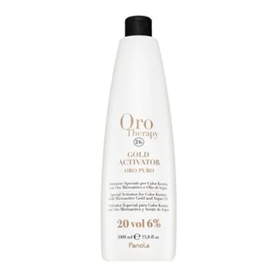 Immagine prodotto di Fanola Oro Therapy 24k Gold Activator Oro Puro Emulsione sviluppatrice per tutti i tipi di capelli 6% 20 Vol. 1000 ml