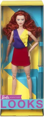 Zdjęcie produktu dla Barbie Looks Signature RUSOVLASKA W CZERWONEJ SPÓDNICY