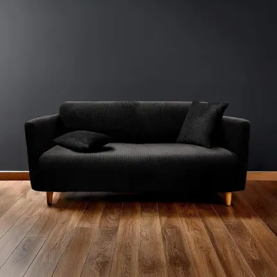 Image de Housse de Clic Clac - Douceur d'Intérieur - Gaufré - Polyester - Noir