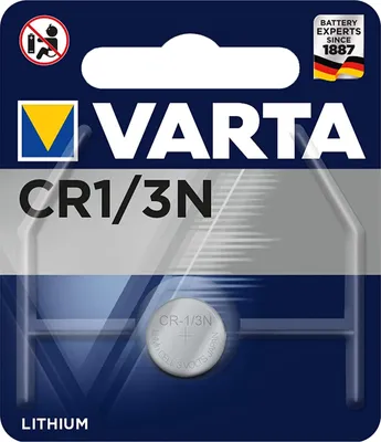 Produktbild von Varta CR1/3N Lithium Batterie 3 V 170 mAh 2L76 CR1 3N CR11108 1er Blister 6131