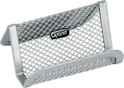 Produktbild von Visitenkartenständer Metall 11x7,5x5cm silber