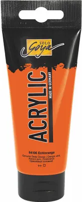 Obrázek produktu pro KREUL 84106 KREUL Akrylová barva SOLO Goya Acrylic, sytě oranžová, 100 ml