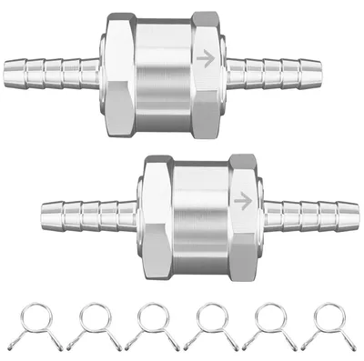 Imagen del producto de 2 válvulas de retención unidireccionales de 6 mm, para tuberías de combustible