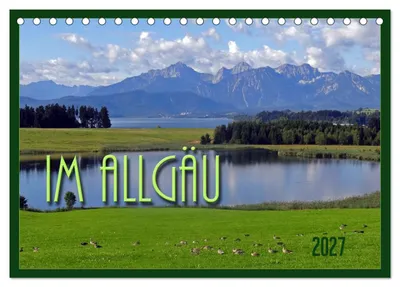 Produktbild von Im Allgäu (Tischkalender 2027 DIN A5 quer), CALVENDO Monatskalender
