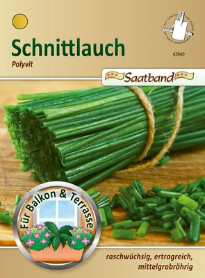 Produktbild von Schnittlauch Polyvit (Saatband) | Schnittlauchsamen von N.L. Chrestensen