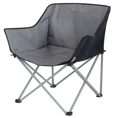 Image de Chaise de camping Eurotrail Kampala, couleur noire