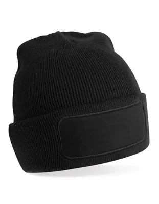 Produktbild von Beechfield B445 | PrintersŽ Beanie Wintermütze - Farbe: Black - Größe: One Size
