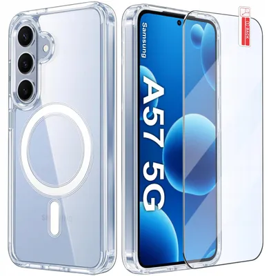 Zdjęcie produktu dla Etui Magnetyczne Przezroczyste do Samsung A57 do MAGSAFE CASE + Szkło