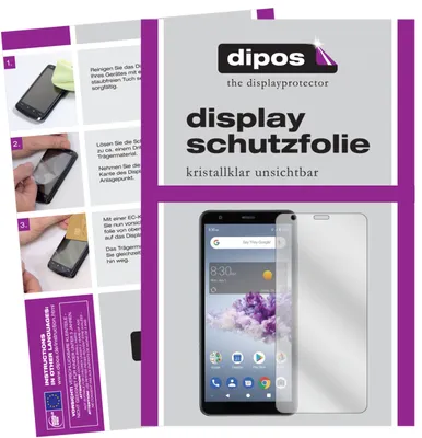 Produktbild von 2x Schutzfolie für ZTE Blade A3 Prime klar Displayschutzfolie Folie Display Schutz dipos