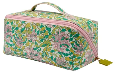 Produktbild von Kulturbeutel für Kosmetik, Make-up-Organizer aus veganem Leder, Reiseaccessoire für Frauen, Reißverschlussbeutel, Geschenkidee für Damen