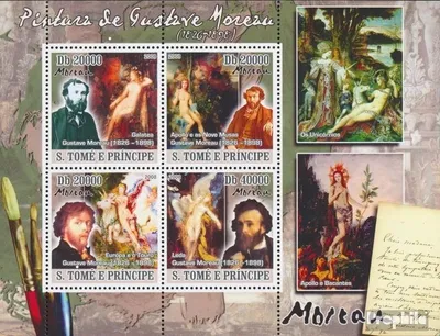 Produktbild von Briefmarken Sao Tome e Principe 2008 Mi 3651-3654 Kleinbogen (kompl. Ausgabe) postfrisch Gemälde von Gustave Moreau (1577-1640)