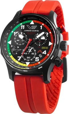 Vostok Europe VK68-592C775 Herrenuhr Jurgis Kairys Unlimited Aerobatics 2025 Rot 1