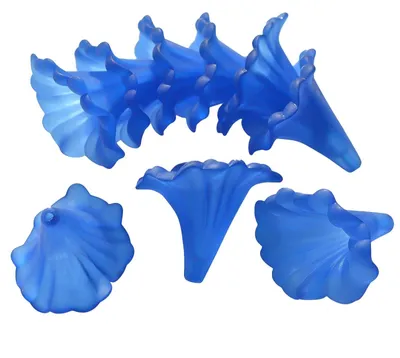 Produktbild von Blütenkelch-Perlen 10er-Pack 41x35mm Kelche Lilien Röcke Blumenkelch Farbauswahl