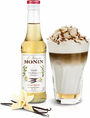 Produktbild von Monin Vanille-Kaffeesirup 250 ml
