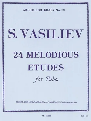 Produktbild von 24 melodious etudesfor tuba